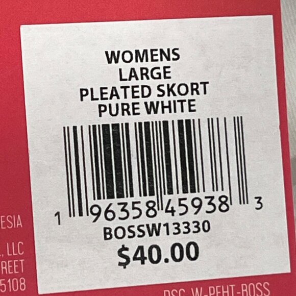 DSG Women's Performance‎ Skort Size Large White Mid Rise - Picture 7 of 9